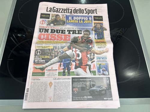 Giornale calcio ottobre - giornale, 16