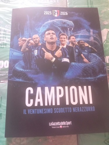 Libro inter campione - libro, d'italia