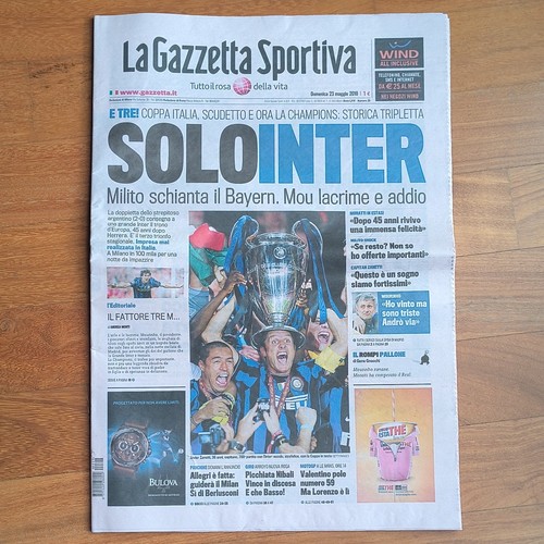 Gazzetta sportiva inter - gazzetta,