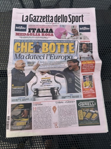 Giornale calcio martedi - giornale, 17