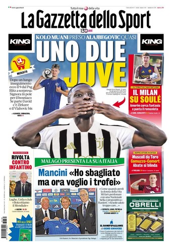 Gazzetta dello sport luglio - dello, 30
