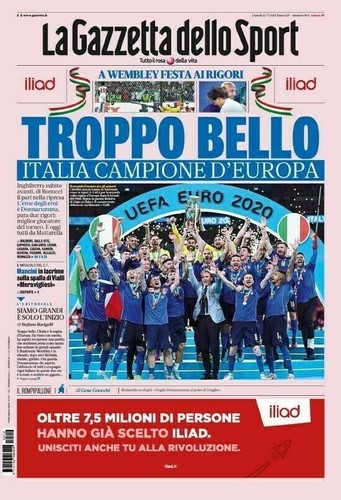 Gazzetta dello sport europei - dello,