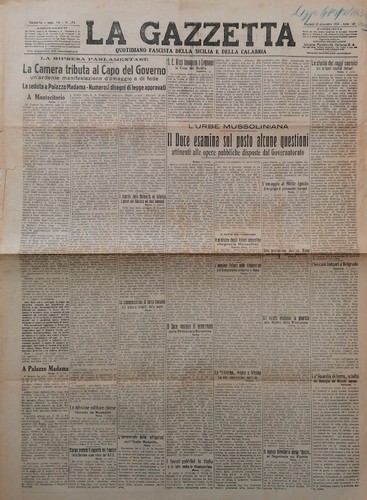 Gazzetta giornale epoca - la, d'epoca