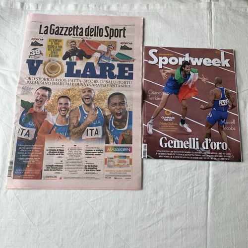 Gazzetta dello sport agosto - sport,