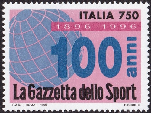 Francobollo nuovo italia 1996 - francobollo,
