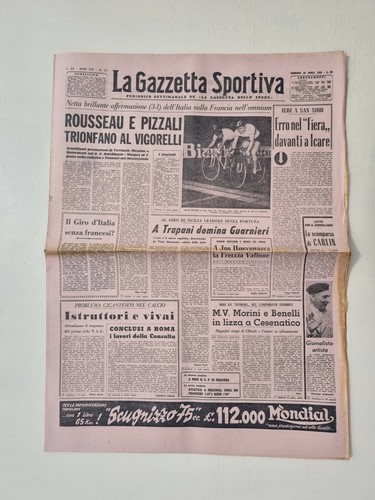 Gazzetta dello sport aprile - 26,